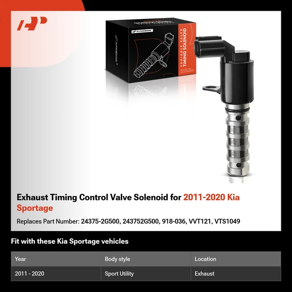 Exhaust Timing Control Valve Solenoid for 2011-2020 Kia Sportage