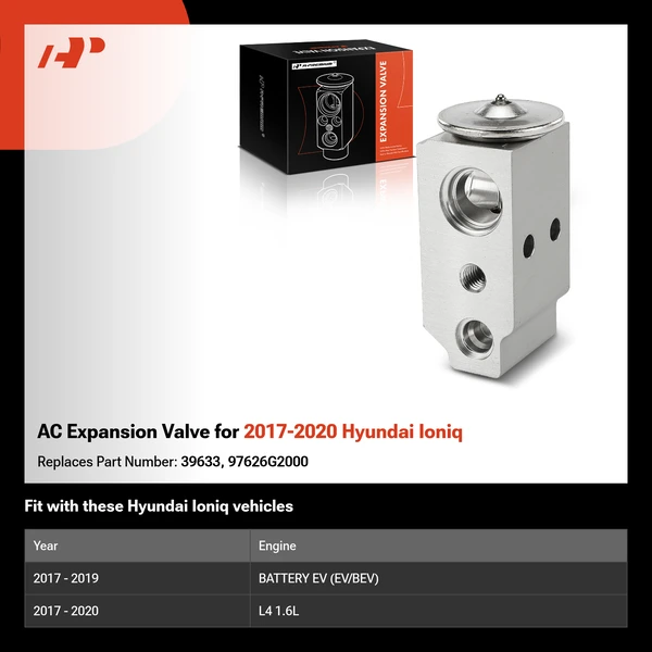 AC Expansion Valve for 2017-2020 Hyundai Ioniq
