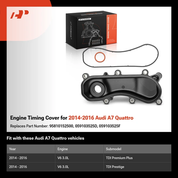 Engine Timing Cover for 2014-2016 Audi A7 Quattro