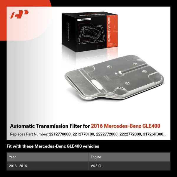 Automatic Transmission Filter for 2016 Mercedes-Benz GLE400