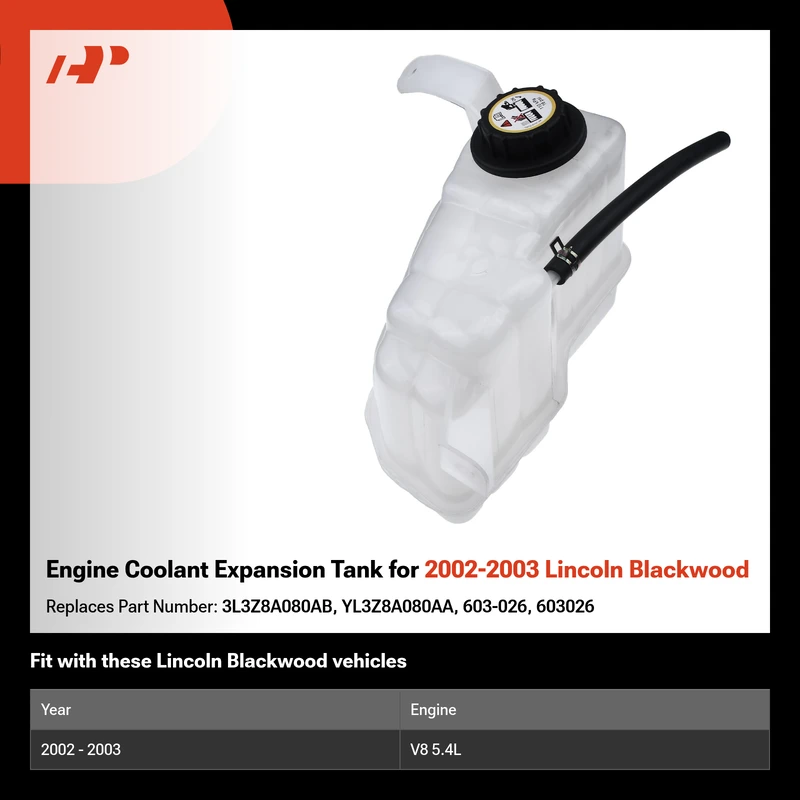 Engine Coolant Expansion Tank for 2002-2003 Lincoln Blackwood
