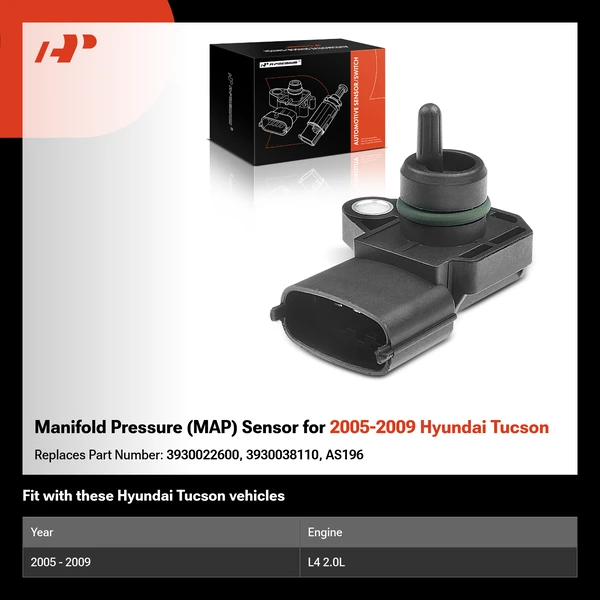 Manifold Pressure (MAP) Sensor for 2005-2009 Hyundai Tucson