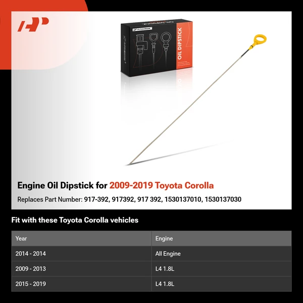 Engine Oil Dipstick for 2009-2019 Toyota Corolla