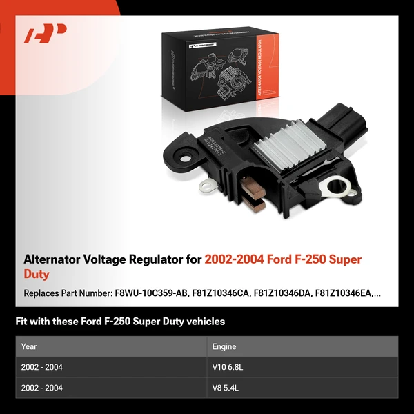 Alternator Voltage Regulator for 2002-2004 Ford F-250 Super Duty