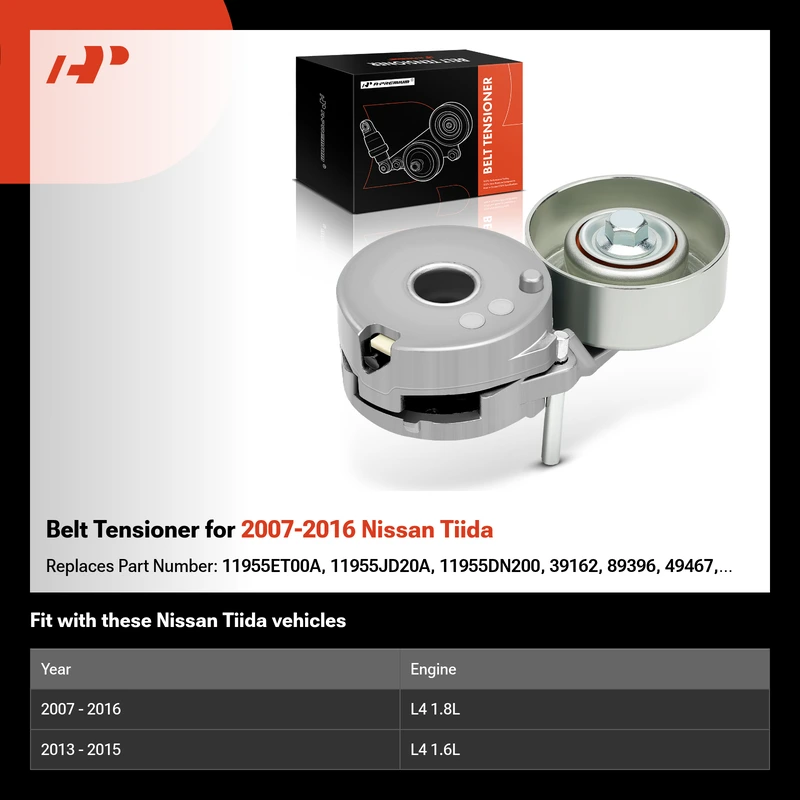 Belt Tensioner for 2007-2016 Nissan Tiida
