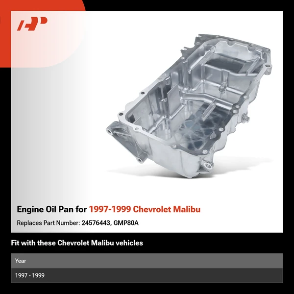 Engine Oil Pan for 1997-1999 Chevrolet Malibu