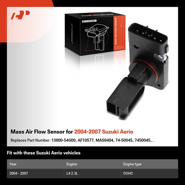Mass Air Flow Sensor for 2004-2007 Suzuki Aerio