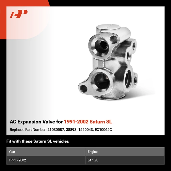 AC Expansion Valve for 1991-2002 Saturn SL