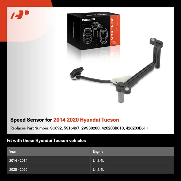 Speed Sensor for 2014 2020 Hyundai Tucson