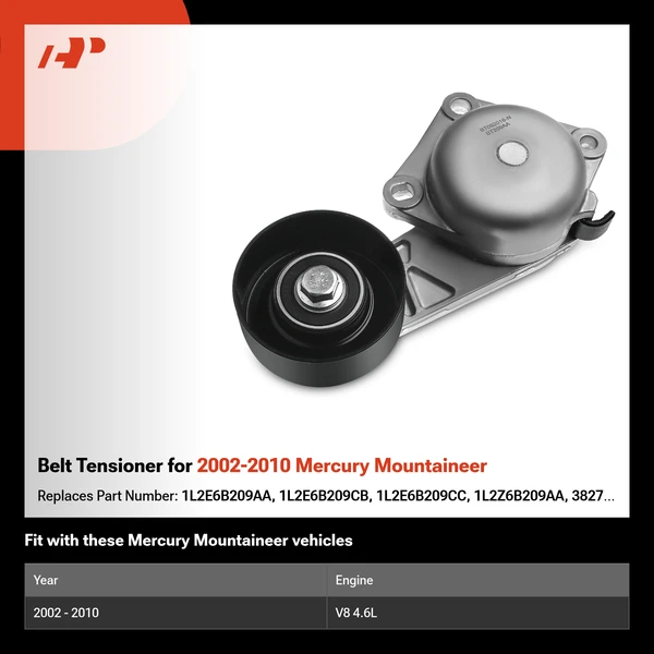 Belt Tensioner for 2002-2010 Mercury Mountaineer
