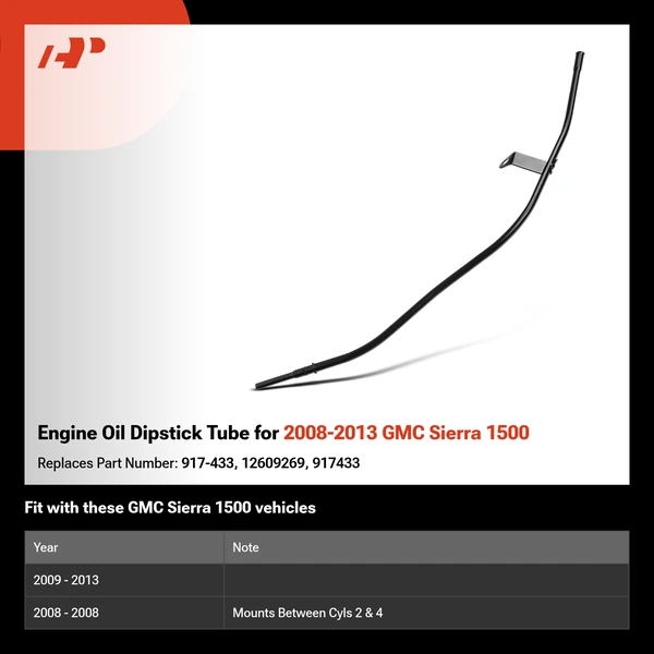 Engine Oil Dipstick Tube for 2008-2013 GMC Sierra 1500