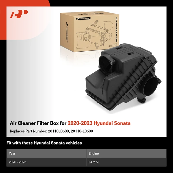 Air Cleaner Filter Box for 2020-2023 Hyundai Sonata