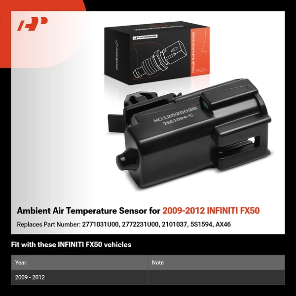 Ambient Air Temperature Sensor for 2009-2012 INFINITI FX50