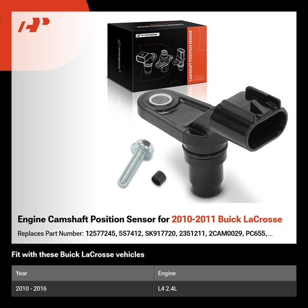 Engine Camshaft Position Sensor for 2010-2011 Buick LaCrosse