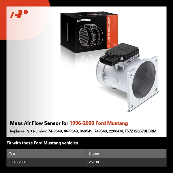 Mass Air Flow Sensor for 1996-2000 Ford Mustang
