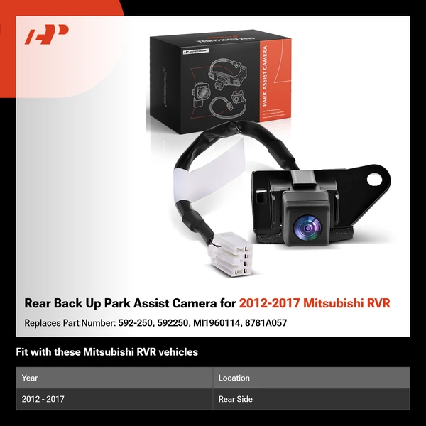 Rear Back Up Park Assist Camera for 2012-2017 Mitsubishi RVR
