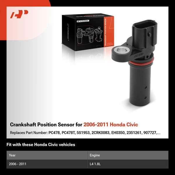 Crankshaft Position Sensor for 2006-2011 Honda Civic