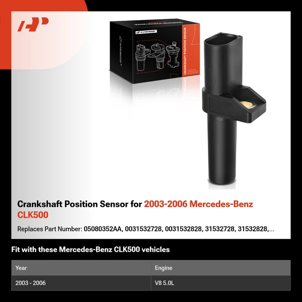 Crankshaft Position Sensor for 2003-2006 Mercedes-Benz CLK500