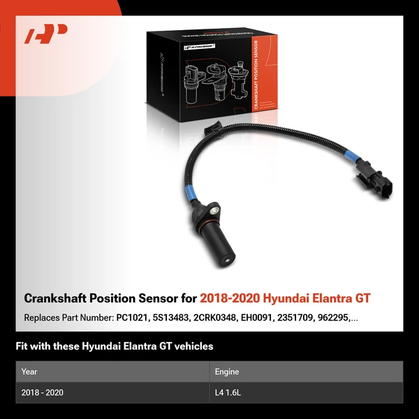 Crankshaft Position Sensor for 2018-2020 Hyundai Elantra GT