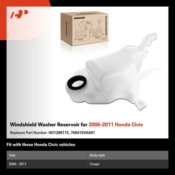 Windshield Washer Reservoir for 2006-2011 Honda Civic