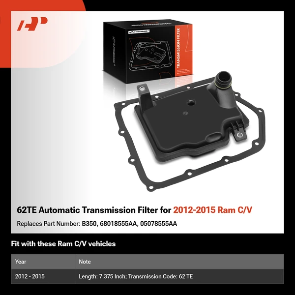 62TE Automatic Transmission Filter for 2012-2015 Ram C/V