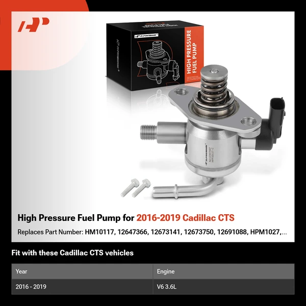 High Pressure Fuel Pump for 2016-2019 Cadillac CTS