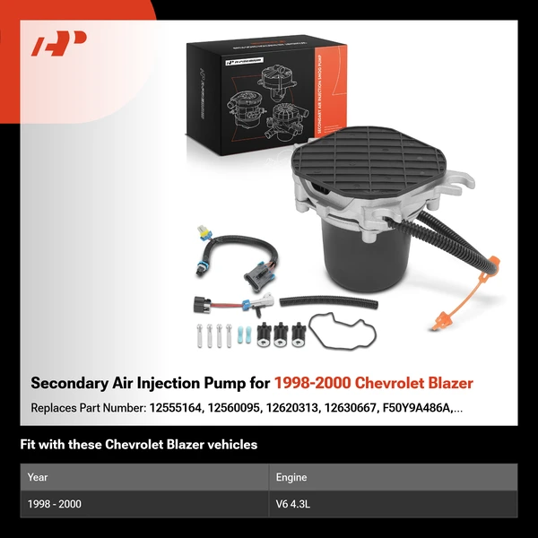 Secondary Air Injection Pump for 1998-2000 Chevrolet Blazer