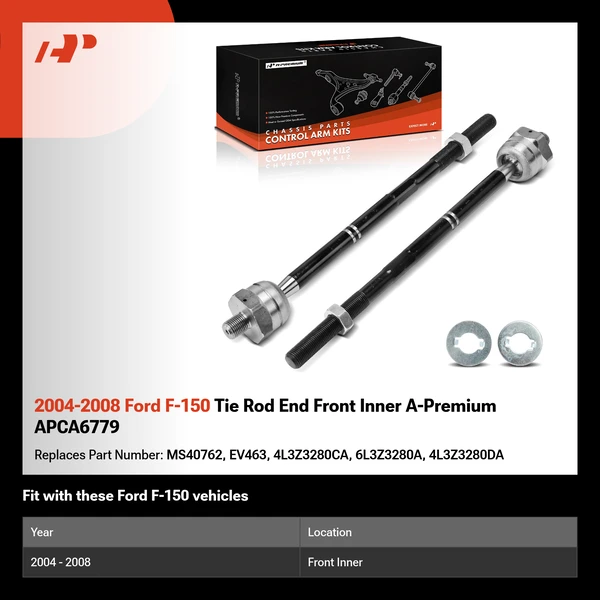 2004-2008 Ford F-150 Tie Rod End Front Inner A-Premium APCA6779