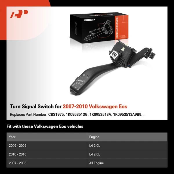 Turn Signal Switch for 2007-2010 Volkswagen Eos