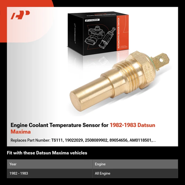 Engine Coolant Temperature Sensor for 1982-1983 Datsun Maxima