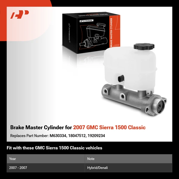 Brake Master Cylinder for 2007 GMC Sierra 1500 Classic