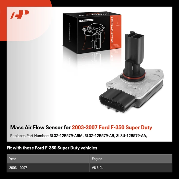 Mass Air Flow Sensor for 2003-2007 Ford F-350 Super Duty