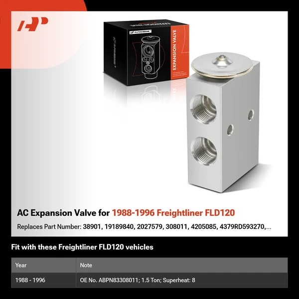 AC Expansion Valve for 1988-1996 Freightliner FLD120