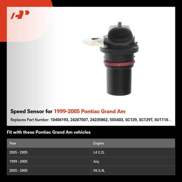 Speed Sensor for 1999-2005 Pontiac Grand Am