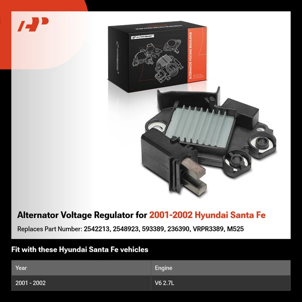 Alternator Voltage Regulator for 2001-2002 Hyundai Santa Fe
