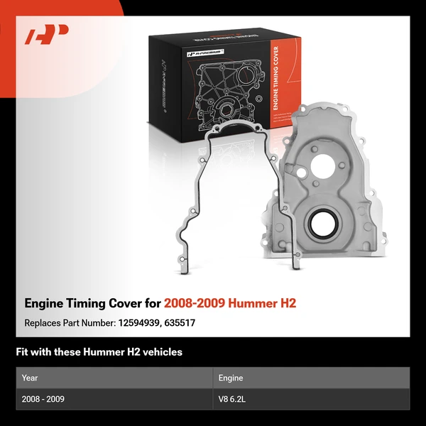 Engine Timing Cover for 2008-2009 Hummer H2