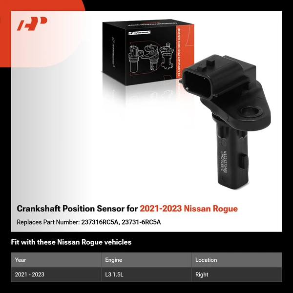 Crankshaft Position Sensor for 2021-2023 Nissan Rogue