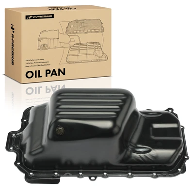 Engine Oil Pan with Drain Plug