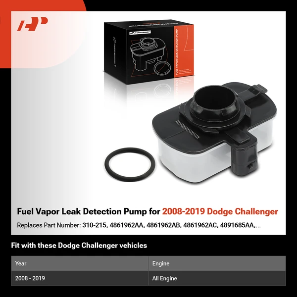 Fuel Vapor Leak Detection Pump for 2008-2019 Dodge Challenger