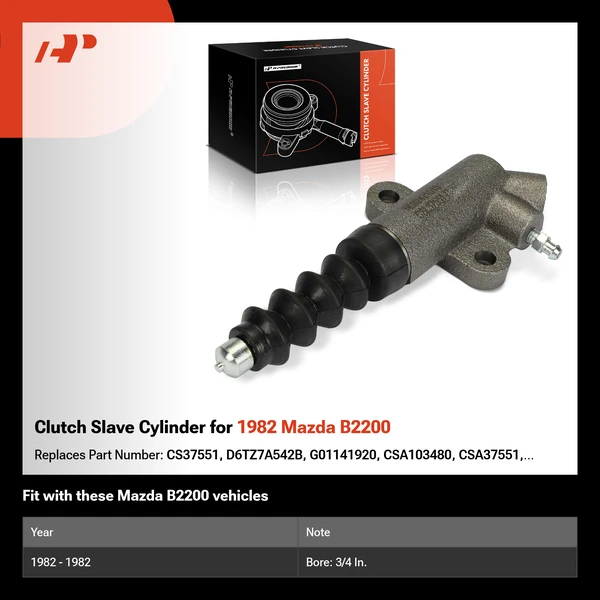 Clutch Slave Cylinder for 1982 Mazda B2200