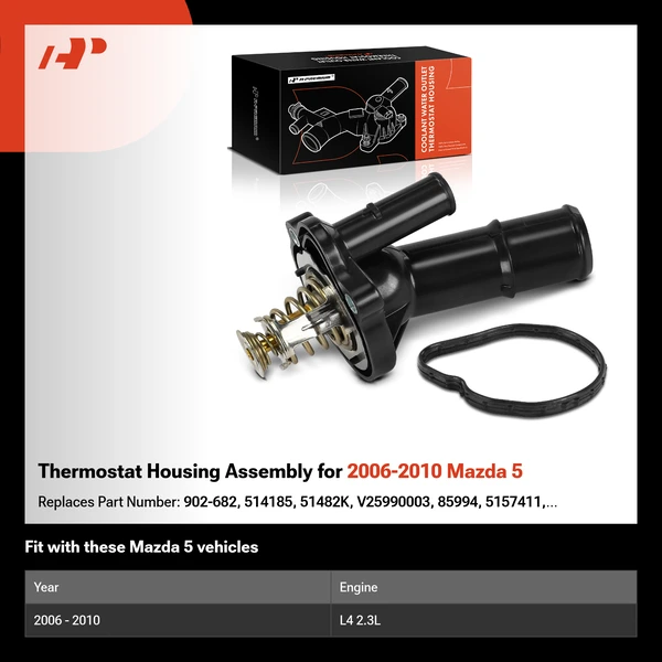 Thermostat Housing Assembly for 2006-2010 Mazda 5