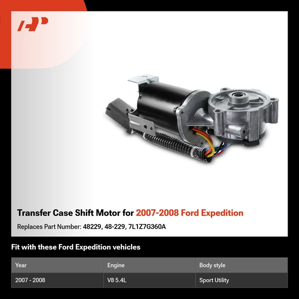 Transfer Case Shift Motor for 2007-2008 Ford Expedition