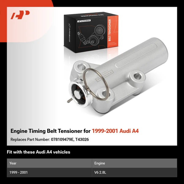 Engine Timing Belt Tensioner for 1999-2001 Audi A4