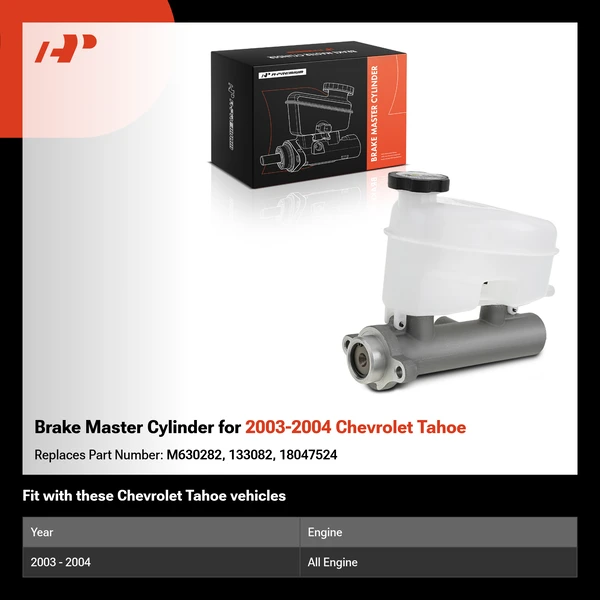 Brake Master Cylinder for 2003-2004 Chevrolet Tahoe