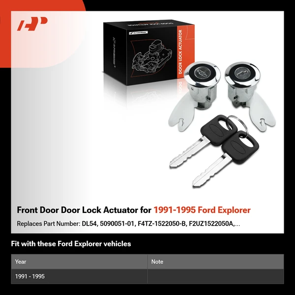 Front Door Door Lock Actuator for 1991-1995 Ford Explorer