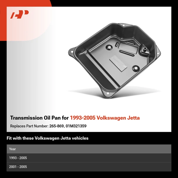 Transmission Oil Pan for 1993-2005 Volkswagen Jetta