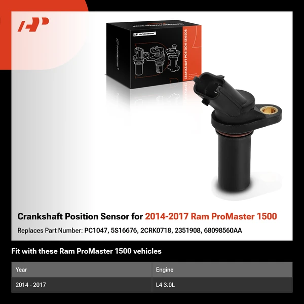Crankshaft Position Sensor for 2014-2017 Ram ProMaster 1500