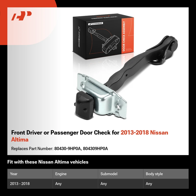 Front Driver or Passenger Door Check for 2013-2018 Nissan Altima