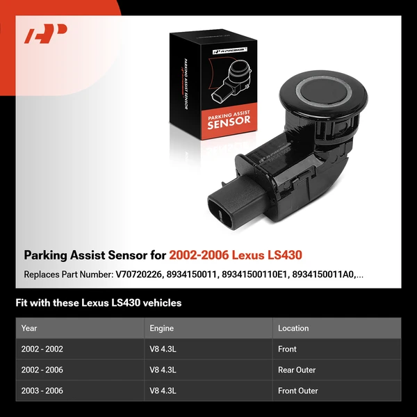 Parking Assist Sensor for 2002-2006 Lexus LS430