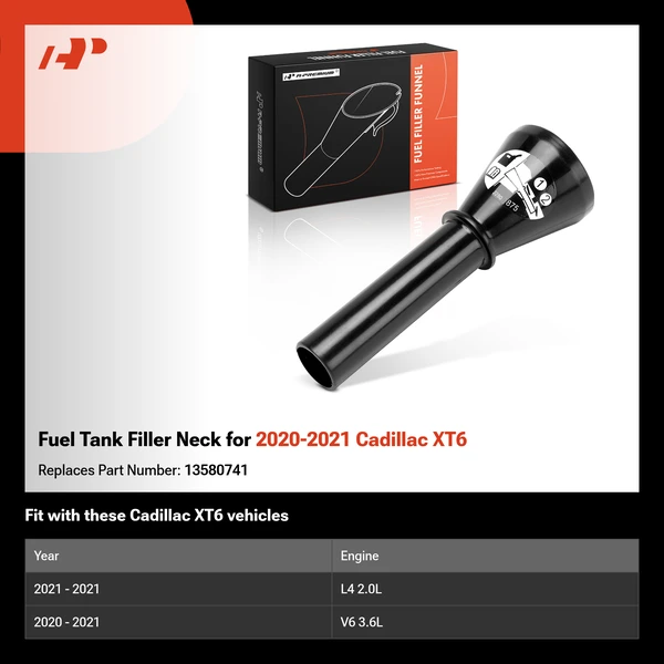 Fuel Tank Filler Neck for 2020-2021 Cadillac XT6